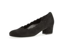Gabor comfort Pumps schwarz Velour 72.221.47 für Damen, schwarz, Größe 35 EU / 2,5 UK