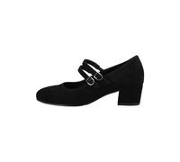 Pumps GABOR COMFORT "Gabor Comfort Pumps Veloursleder", Damen, Gr. 39, schwarz, Veloursleder, Schuhe Pumps (42024467-39) schwarz