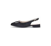 Gabor Comfort Pumps Veloursleder Schwarz/Gold - 38,5