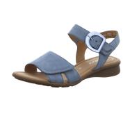 Gabor Damen Riemchensandalen, Frauen Sandalen,Leichte Mehrweite (G),Strandschuhe,Sandaletten,Sommersandalen,bequem,Heaven/Azur,40.5 EU / 7 UK