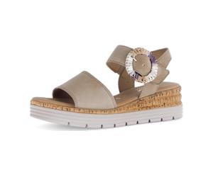 Gabor Comfort Riemchensandalen für Damen, beige, Größe 35 ½ EU / 3 UK