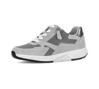 Gabor Sneaker low Materialmix Leder/Lederimitat Rollingsoft Damen Grau Gr. 39