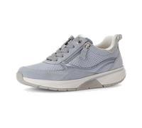 Gabor Damen Low-Top Sneaker, Frauen Halbschuhe,schnürschuhe,schnürer,straßenschuhe,Strassenschuhe,Sportschuhe,Azur/Lagune/Silber,40.5 EU / 7 UK