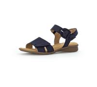 Gabor Damen Sandaletten, Frauen Sandalen,Moderate Mehrweite (G),elegant,Leichter Absatz,Sommerschuhe,Freizeitschuhe,Blue,38 EU / 5 UK