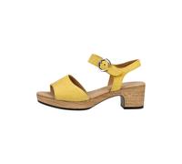 Riemchensandale GABOR COMFORT "Gabor Comfort Sandalen Leder", Damen, Gr. 38, gelb, Leder, Schuhe Riemchensandale (83187928-38) gelb