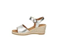 Keilsandalette GABOR "Keilsandalette", Damen, Gr. 42, silber, Schuhe (49895519-42) silber