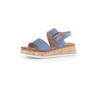Gabor comfort - Sandaletten - bis 30mm - Sportboden blau - Gr. - 5