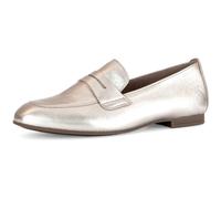 Gabor Damen Slipper, Frauen Slip On,Freizeitschuhe,Mokassins,Halbschuhe,Schlupfschuhe,schluepfschuhe,Slip-ons,modisch,Slides,Puder,37 EU / 4 UK