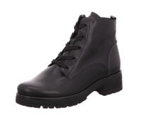Gabor Damen Schnürstiefeletten, Frauen Schnürboots,Wechselfußbett,Moderate Mehrweite (G),schnürboots,warm,schwarz (Mel.),41 EU / 7.5 UK