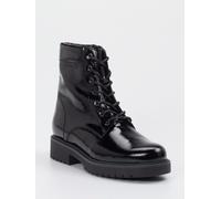 Gabor Comfort Schnürstiefelette in schwarz in Größe: 38.5 für Damen Weite: K