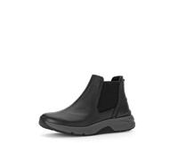 Gabor Damen Chelsea Boots, Frauen Stiefeletten,uebergangsschuhe,uebergangsstiefel,Schlupfstiefel,flach,Stiefel,schwarz (Micro),42.5 EU / 8.5 UK