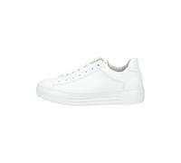 Plateausneaker GABOR "FLORENZ", Damen, Gr. 41, weiß, Kalbsleder, Schuhe Plateausneaker, Freizeitschuh, Halbschuh, Schnürschuh mit dezenten Ziernähten (48795857-41) weiß