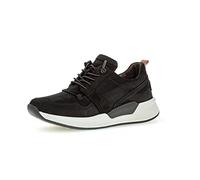 Gabor Comfort Sneaker Low - Schwarz Leder 42 EU