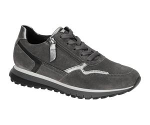 Gabor comfort Sneaker Schuhe grau silber H-Weite 76.378.40 - Größe 44