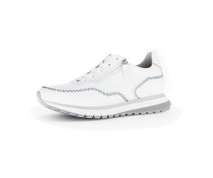 Gabor comfort Sneaker Schuhe weiß blau H-Weite 66.379.56 für Damen, weiß, Größe 40 EU / 6,5 UK
