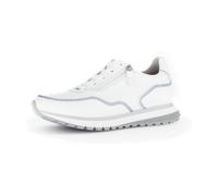 Gabor comfort Sneaker Schuhe weiß blau H-Weite 66.379.56 für Damen, weiß, Größe 42 ½ EU / 8,5 UK