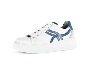 Gabor comfort SneakKeilWeissBlau für Damen, blau, Größe 37 ½ EU / 4,5 UK