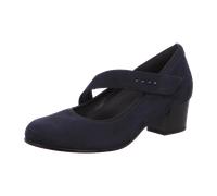 Gabor Comfort Spangen Pumps blau H-Weite 66.149.46 für Damen, blau, Größe 38 ½ EU / 5,5 UK