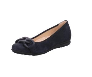 Gabor comfort - sportliche Ballerinas blau - Gr. - 4½