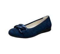Gabor Damen Klassische Ballerinas, Frauen Flats,Moderate Mehrweite (G),Ballerina-Schuhe,Ballett-Schuhe,flach,Dark-Blue (Uni),40.5 EU / 7 UK
