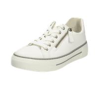Gabor comfort Sportliche Schnürschuhe für Damen, weiß, Größe 40 ½ EU / 7 UK