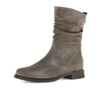 Gabor comfort Stiefel grau Velour gerafft 72.793.30 für Damen, braun, Größe 43 EU / 9 UK