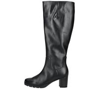 Stiefel GABOR COMFORT "Gabor Comfort Stiefel Leder", Damen, Gr. 40,5, schwarz, Leder, Schuhe Stiefel (53874120-40,5) schwarz