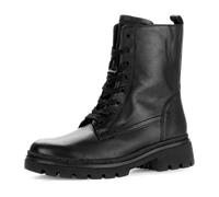 Gabor Schnürstiefeletten Damen, Reißverschluss-Boots, Schwarz (Mel.), 37,5 EU / 4,5 UK