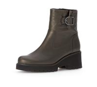 Gabor Comfort Stiefelette grün matt metallic Biker Stil 56.622.84 für Damen, grün, Größe 35 ½ EU / 3 UK