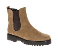 Gabor comfort Stiefelette hellbraun Velour Chelsea-Stil 72.751.34 für Damen, braun, Größe 44 EU / 9,5 UK