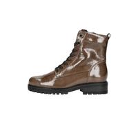 Schnürstiefelette GABOR COMFORT "Gabor Comfort Stiefelette Leder", Damen, Gr. 40, braun (braun lack), Leder, Schuhe Schnürstiefelette (59563240-40) braun lack