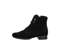 Schnürstiefelette GABOR COMFORT "Gabor Comfort Stiefelette Leder", Damen, Gr. 40, schwarz, Leder, Schuhe (57816414-40) schwarz