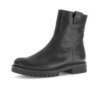Stiefelette GABOR COMFORT "Gabor Comfort Stiefelette Leder", Damen, Gr. 40, schwarz, Leder, Schuhe Stiefelette (32233429-40) schwarz