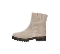Stiefelette GABOR COMFORT "Gabor Comfort Stiefelette Veloursleder", Damen, Gr. 40, beige, Veloursleder, Schuhe (71027948-40) beige