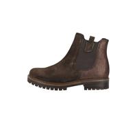 Stiefelette GABOR COMFORT "Gabor Comfort Stiefelette Veloursleder", Damen, Gr. 37,5, braun, Veloursleder, Schuhe Stiefelette (26582767-37,5) braun