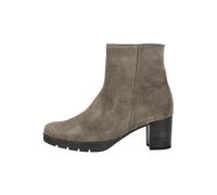 Stiefelette GABOR COMFORT "Gabor Comfort Stiefelette Veloursleder", Damen, Gr. 40, grau, Veloursleder, casual, Schuhe (92792622-40) grau