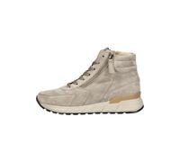 Schnürstiefelette GABOR COMFORT "Gabor Comfort Stiefelette Veloursleder", Damen, Gr. 39, hellgrau, Veloursleder, Schuhe Schnürstiefelette (13795266-39) hellgrau