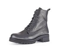 Gabor Damen Schnürstiefeletten, Frauen Stiefeletten,schnürboots,reißverschluss,Boots,Stiefel,Bootee,Booties,antiksilber(Micro),38 EU / 5 UK