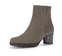 Stiefelette GABOR COMFORT "Gabor Comfort Stiefelette Veloursleder", Damen, Gr. 37,5, grau, Veloursleder, casual, Schuhe (92792622-37,5) grau