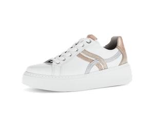 Gabor comfort weiss/gold/rame für Damen, weiß, Größe 38 EU / 5 UK
