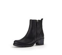 Gabor Damen Ankle Boots, Frauen Stiefeletten,Moderate Mehrweite (G),knöchelhoch,reißverschluss,bootee,booties,schwarz (Micro),38.5 EU / 5.5 UK