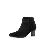 Gabor Damen Ankle Boots, Frauen Stiefeletten,Moderate Mehrweite (G),reißverschluss,Bootee,Booties,halbstiefel,schwarz (Micro),40 EU / 6.5 UK