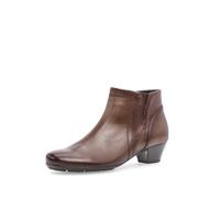 Gabor Damen Ankle Boots, Frauen Stiefeletten,polsterung,feminin,pink,Wide-fit,h-Weite,Leder-Sohle,Cherry,Merlot,Sattel (Effekt),38 EU / 5 UK