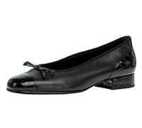 Gabor Damen Ballerina 06.102, Frauen Klassische Ballerinas,Flats,Sommerschuh,elegant,Schleife,Freizeit,schwarz,38 EU / 5 UK