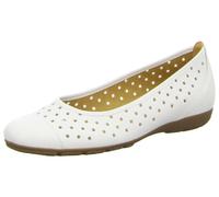 Ballerina GABOR "Sportliche Ballerina", Damen, Gr. 37, weiß, Schuhe Ballerina (24580925-37) weiß