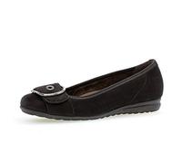 Gabor Damen Ballerinas, Frauen Klassische Ballerinas,Comfort-Mehrweite, Damen Frauen weibliche Ladies feminin Women's Women,schwarz,38 EU / 5 UK