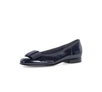 Gabor Damen Basic Geschlossene Ballerinas , Blau (Patent/Rips) , 40.5 EU