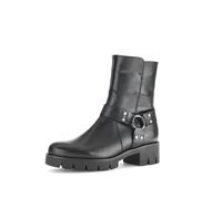 Gabor Damen Biker Boots, Frauen Stiefeletten,Best Fitting,uebergangsschuhe,uebergangsstiefel,Winterstiefeletten,warm,schwarz,38.5 EU / 5.5 UK