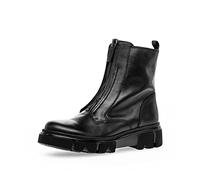 Gabor Damen Biker Boots, Frauen Stiefeletten,Best Fitting,uebergangsstiefel,Winterstiefeletten,Winterschuhe,schwarz(Altsilber),40 EU / 6.5 UK