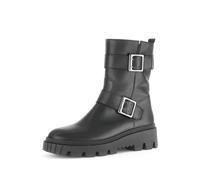 Gabor Damen Biker Boots, Frauen Stiefeletten,Best Fitting,uebergangsstiefel,Winterstiefeletten,Winterschuhe,schwarz(Altsilber),40 EU / 6.5 UK